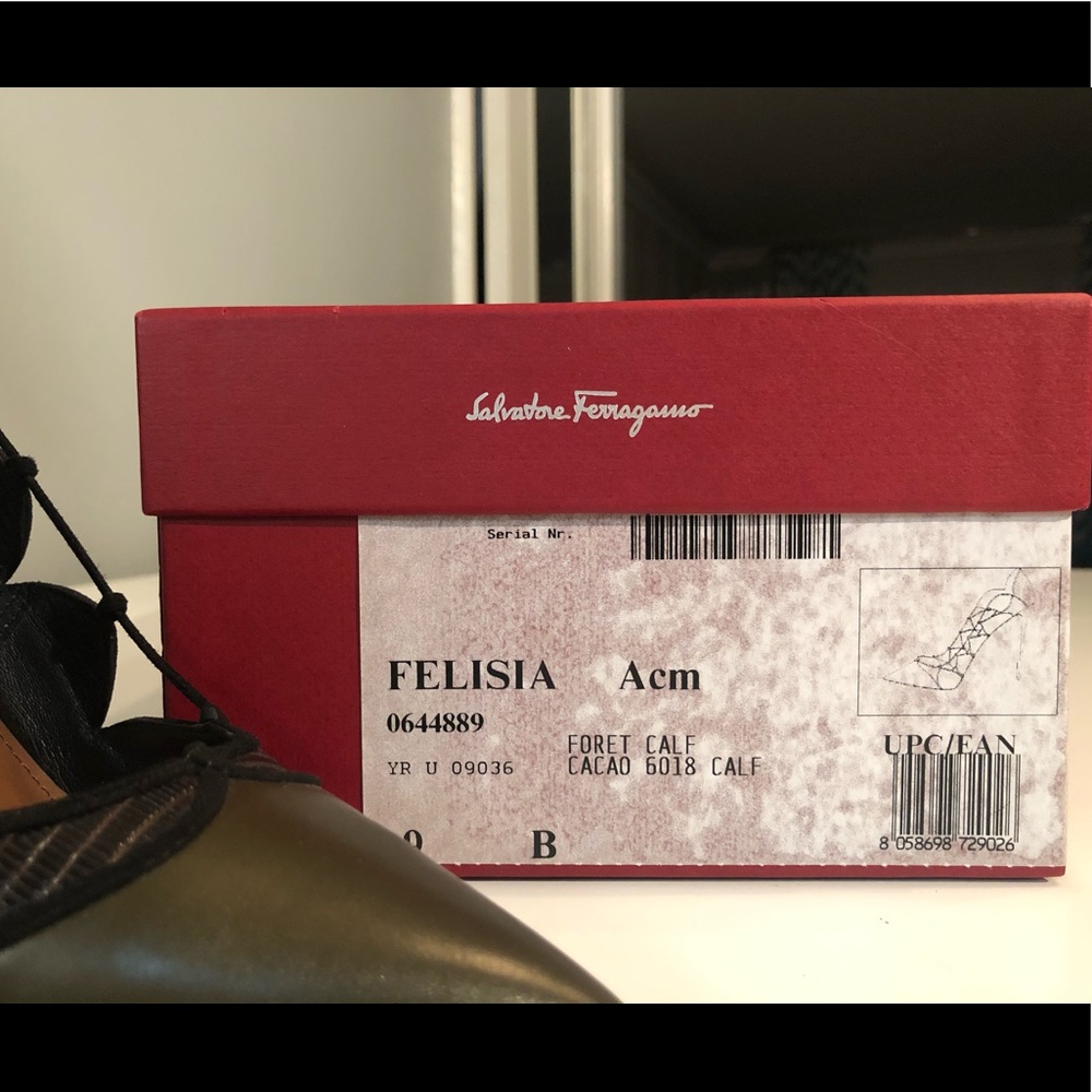 Salvatore Ferragamo - FELISIA FORET Pumps EU 39 - Picture 9 of 10